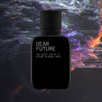 Almost Human Dear Future niche perfume bottle inspired by the future and introspection