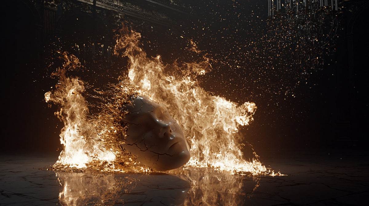 Burning Bridges - Stepping into the unknown with nothing left behind.