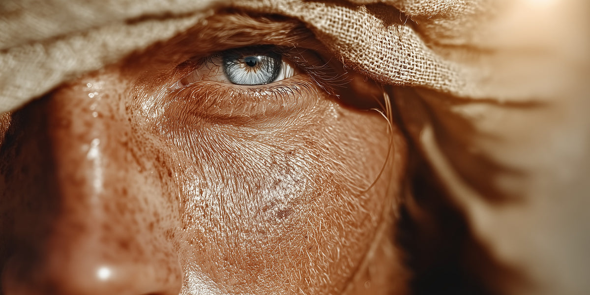 Desert Hope - Sand, sweat, and the first breath of hope.